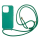 Etui / obudowa na smartfona Mobile Origin Lanyard Case do iPhone 15 Pro dark green